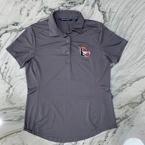 Cutter & Buck Women's Polo Shirt NC State Wolfpack Tuffy‎ Logo Gray Sz Small